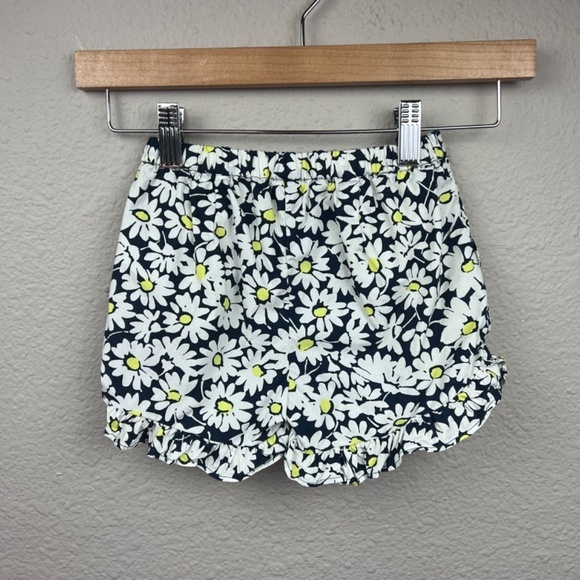 Crewcuts by J. Crew Girls' Ruffle Poplin Short in Daisy Print Sz 3 - Picture 3 of 4